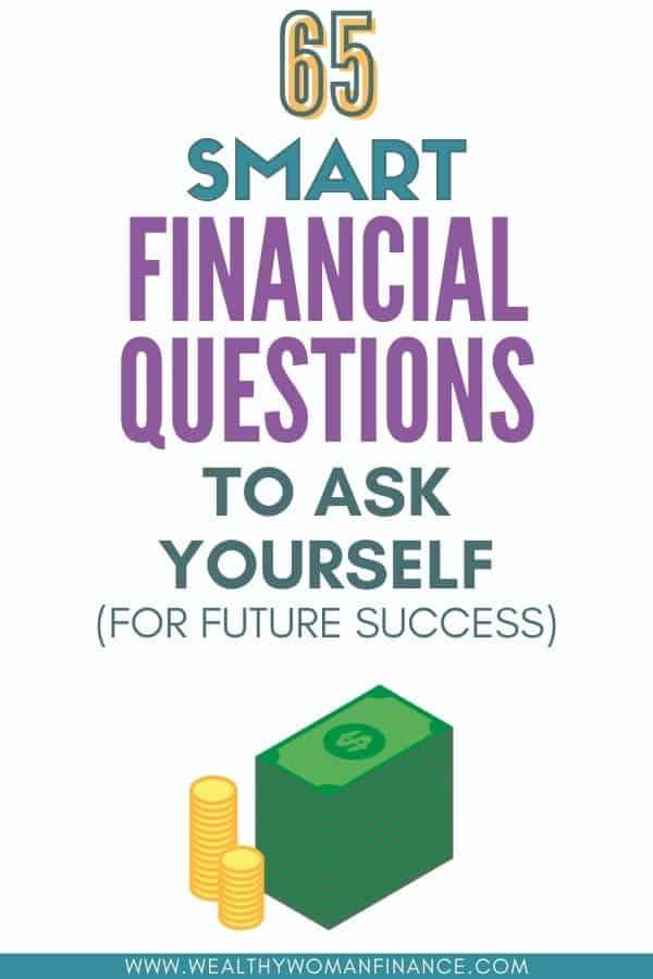 smart common financial questions to ask yourself pin