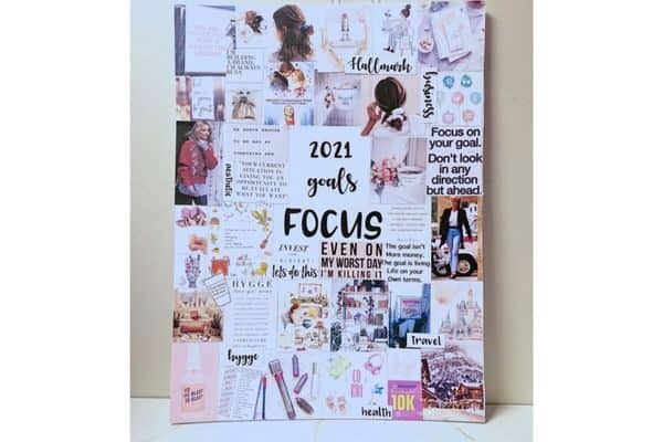 Printable 2024 THAT Girl Vision Board, 2024 Vision Board, 2024 Goals Board,  Aesthetic Vision Board 