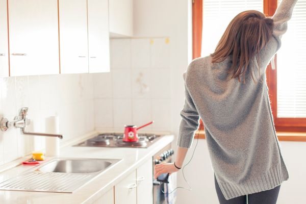 woman in the kitchen