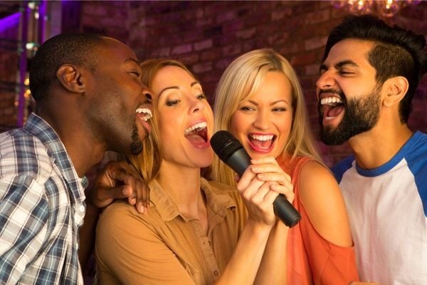 karaoke; cheap and free things to do with friends