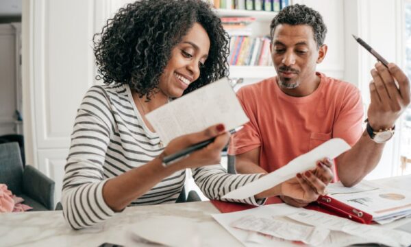 Best budgeting practices, couple talking about money