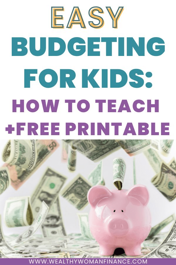 title pin; budgeting for kids