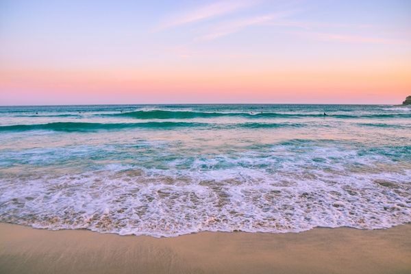 stunning beach sunset