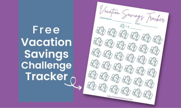 vacation savings plan challenge free printable