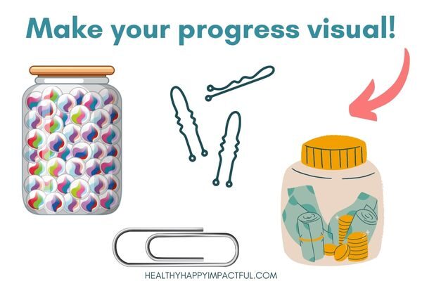 make your progress visual for lasting savings habits