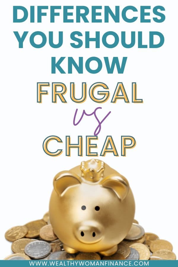 difference between cheap and frugal title pin