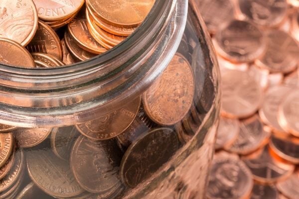 jar of pennies