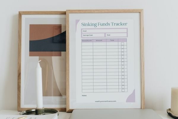 sinking funds tracker pdf printable counts as savings