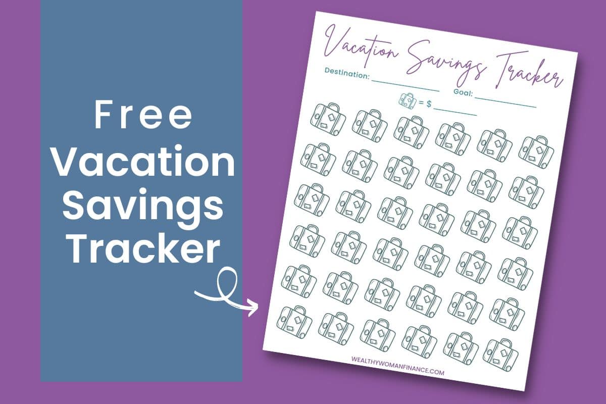 Free Vacation Savings Challenge Plan, Tracker, & Calculator