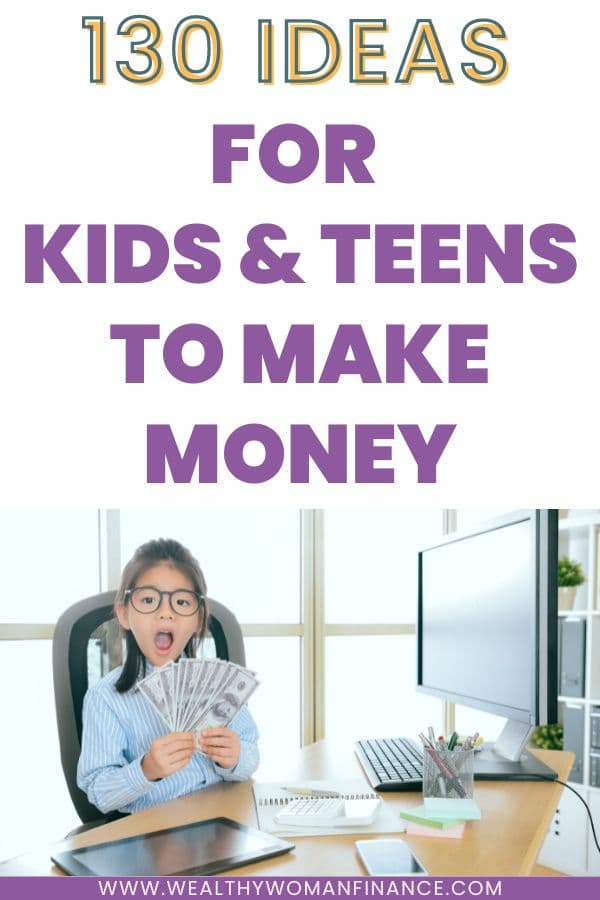 featured image; best ideas for kids and ways for a teenager to make money
