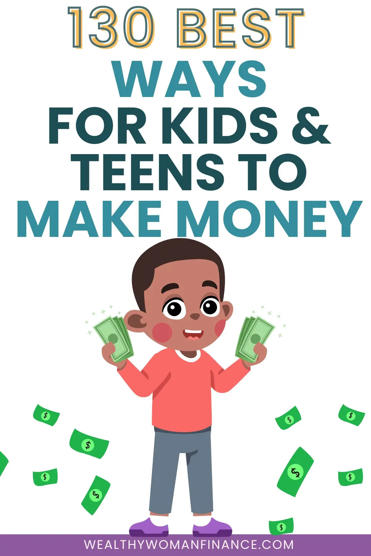 featured image; best ideas for kids and ways for a teenager to make money