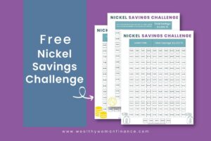 Free Nickel Savings Challenge Printable: How To Save $3000+