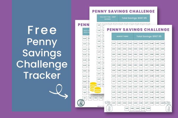 Free penny challenge chart pdf