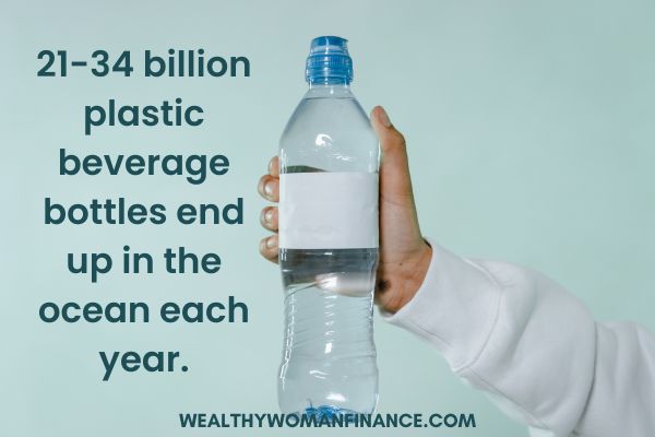 things to stop buying to save money; plastic bottled water stuff