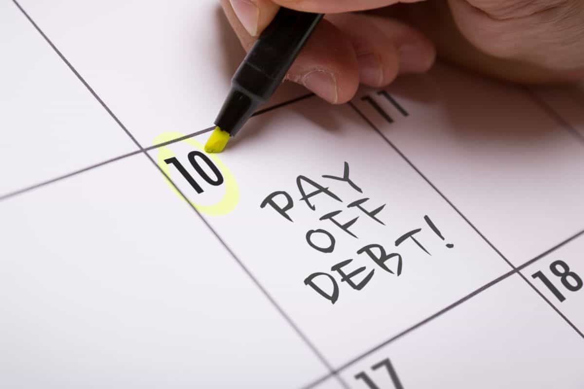 pay off debt with your habit contract commitment card