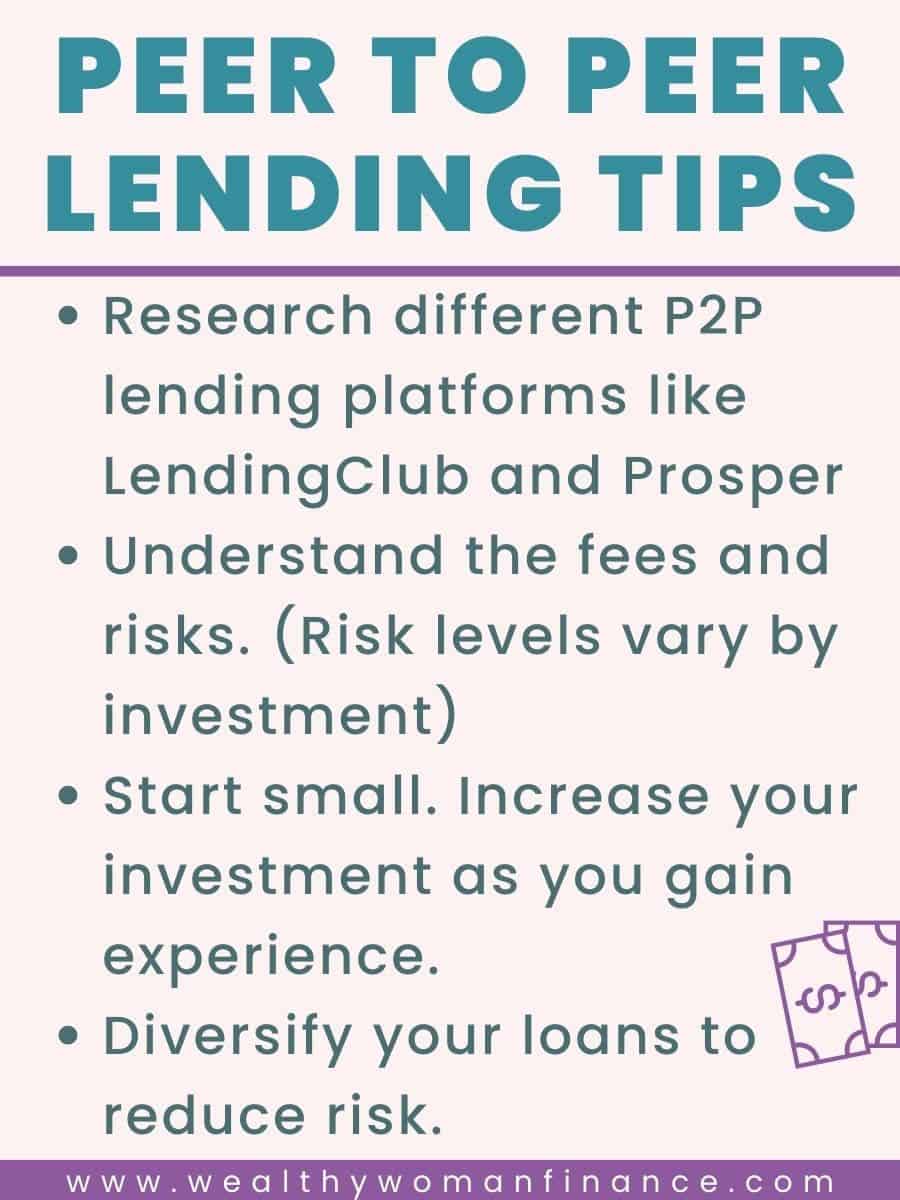 Peer to peer lending, ways to make money from home