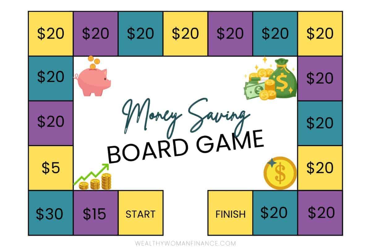 fun free printable saving money games and challenges for adults, kids, family