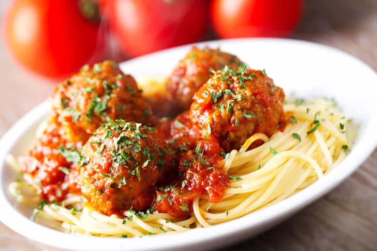 spaghetti and meatballs