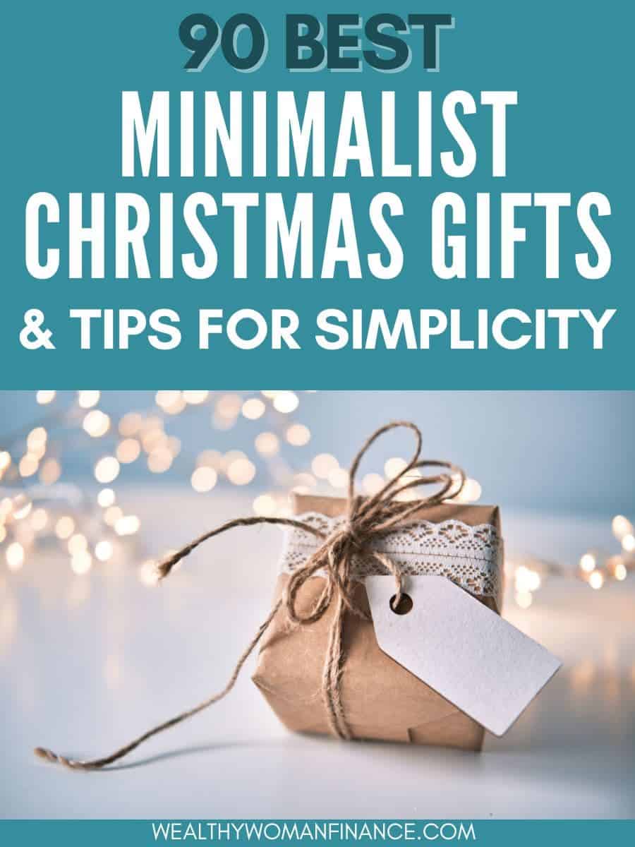 title pin; best minimalist Christmas gifts for kids and adults