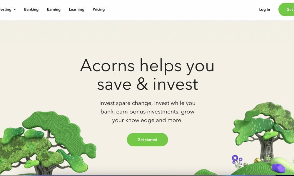 Acorns investing for passive side income ideas for beginners and students of all ages