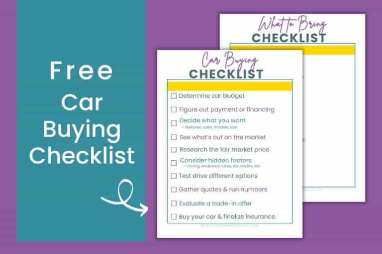 Simple 10-Point Buying a Car Checklist (Feel Confident!)