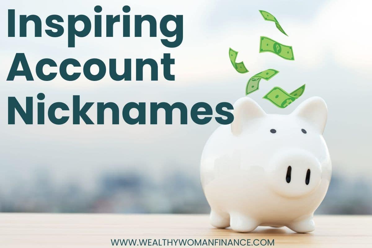 fun bank account nicknames