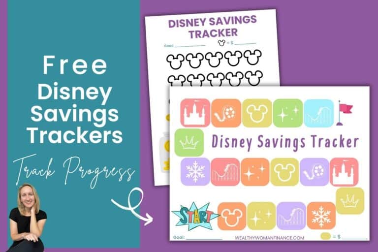 Free Disney Vacation Savings Chart Trackers (+How to Save)