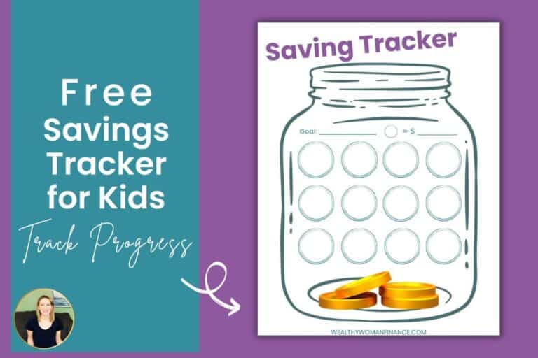 How to Teach Kids to Save Money (+Free Savings Tracker)