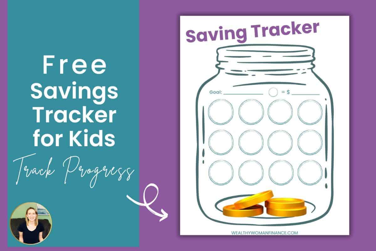 Teach children to save and spend money wisely with a savings tracker for kids pdf template
