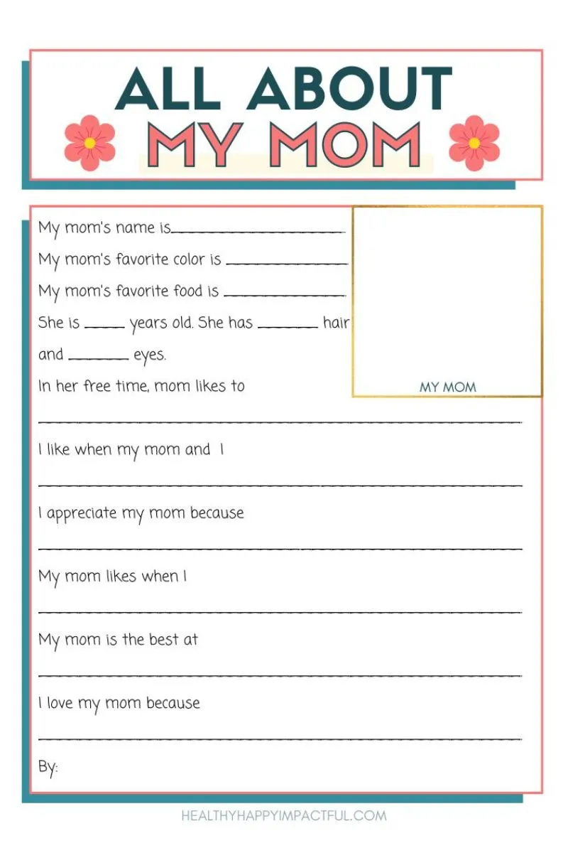 free mother's day gifts ideas; creative tag printables; all about my mom; grandma