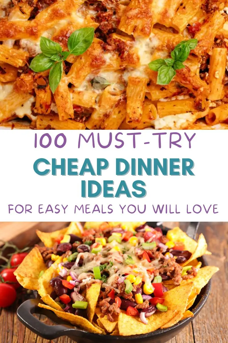 cheap and easy budget meals for families and two