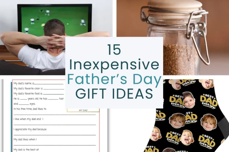 cheap father's day gifts; under $5 or 10; homemade; amazon; useful