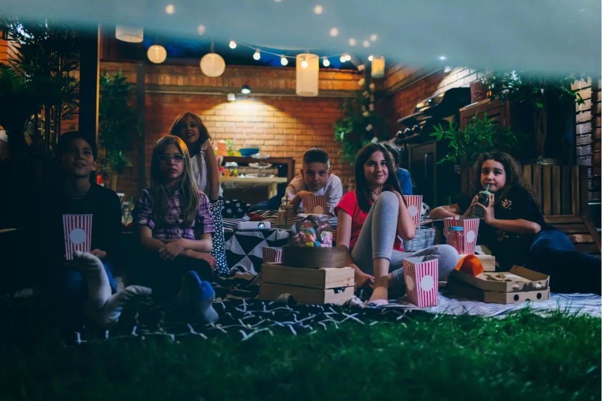 outdoor movie night