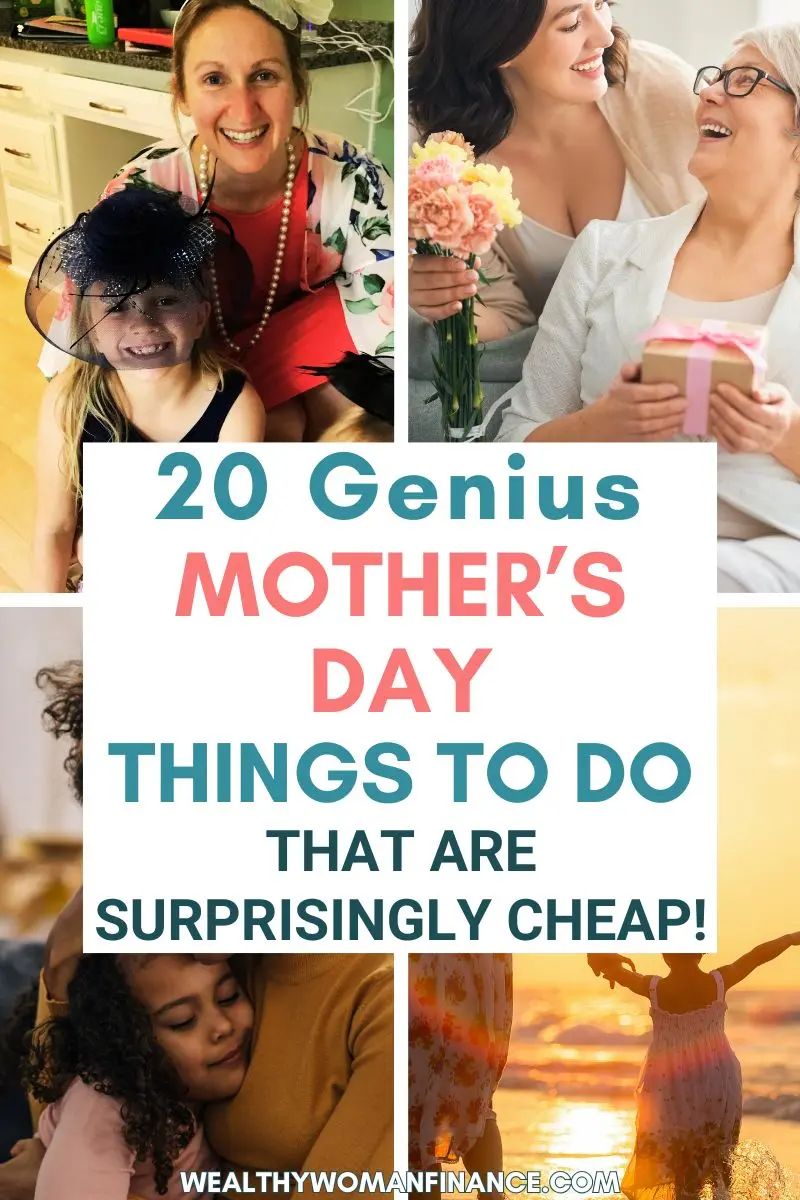 cheap or free Mother's Day things to do, activities with kids and family