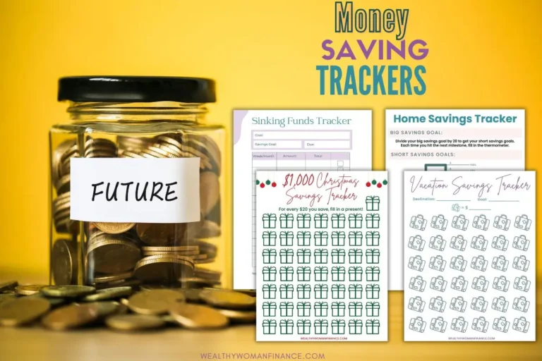 free printable money saving trackers
