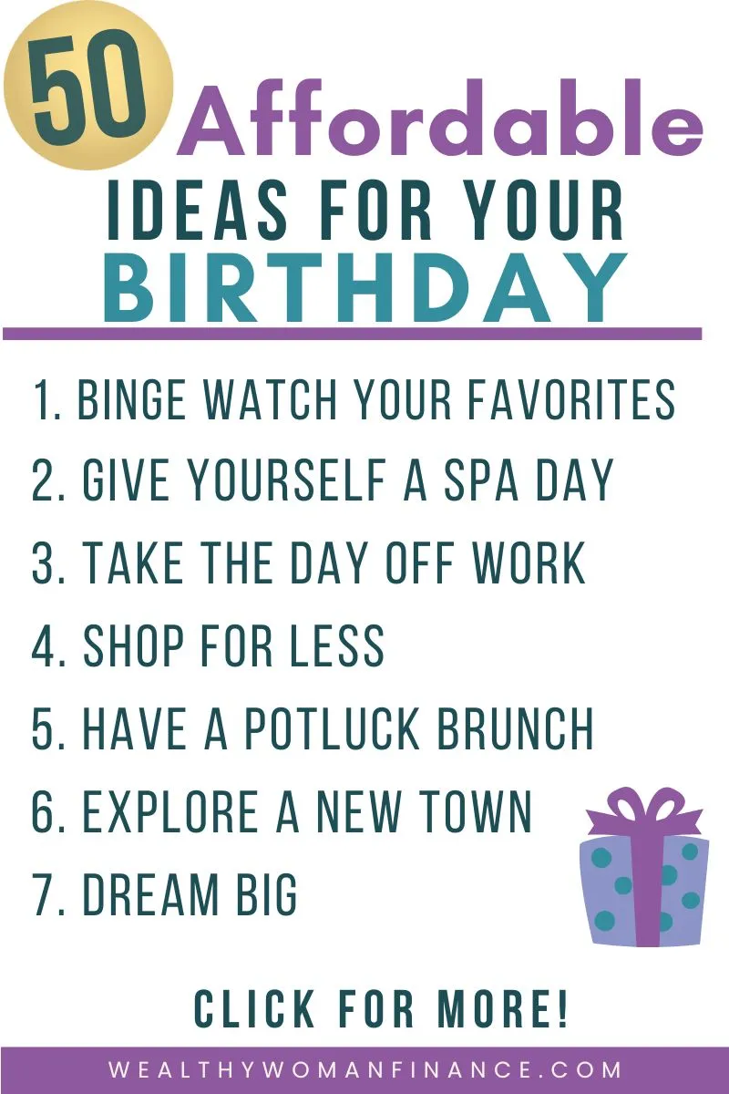cheap things to do on your birthday for fun
