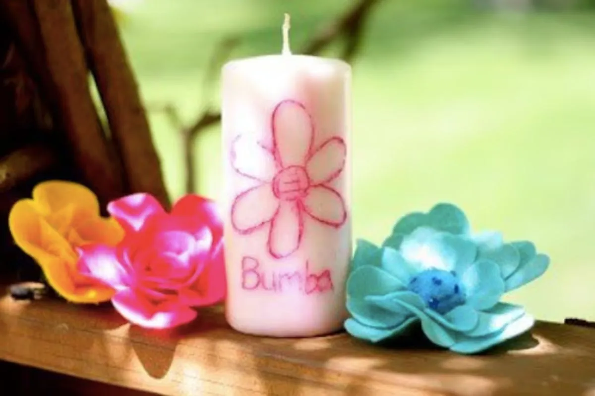 diy candle birthday gifts kids can make 