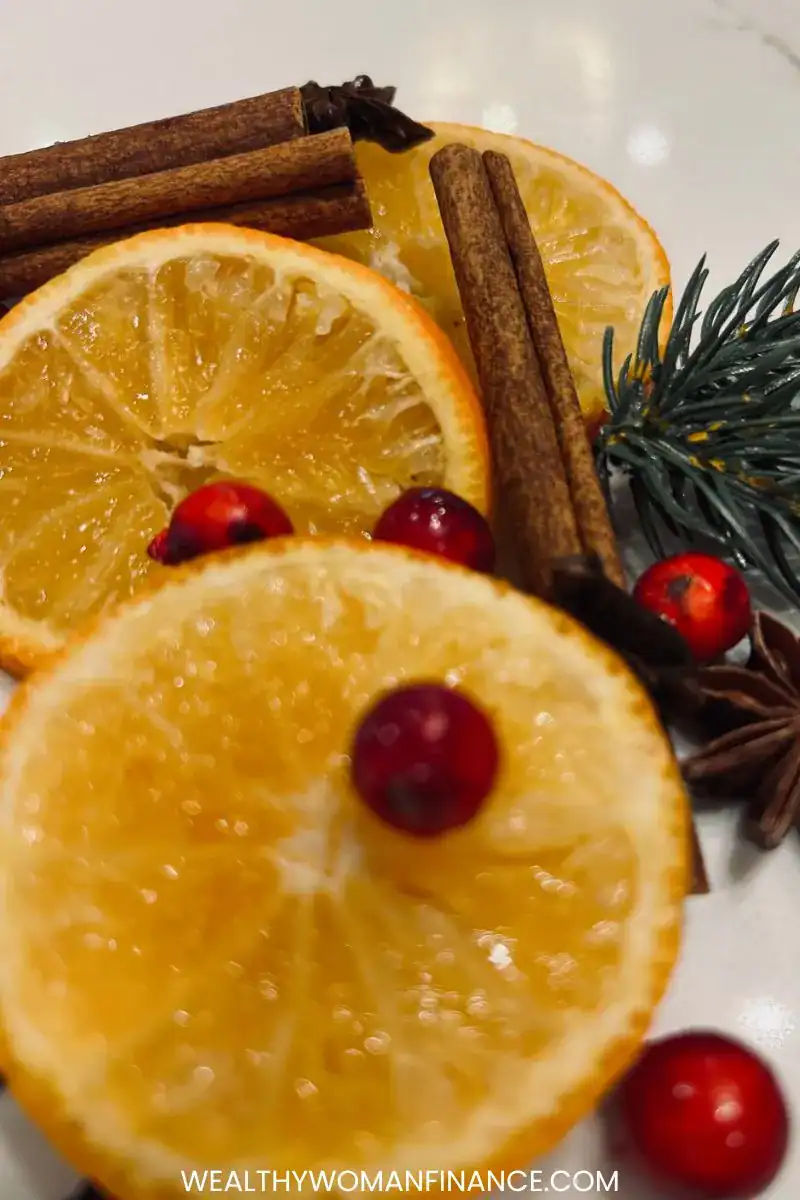 cinnamon and orange stovetop potpourri