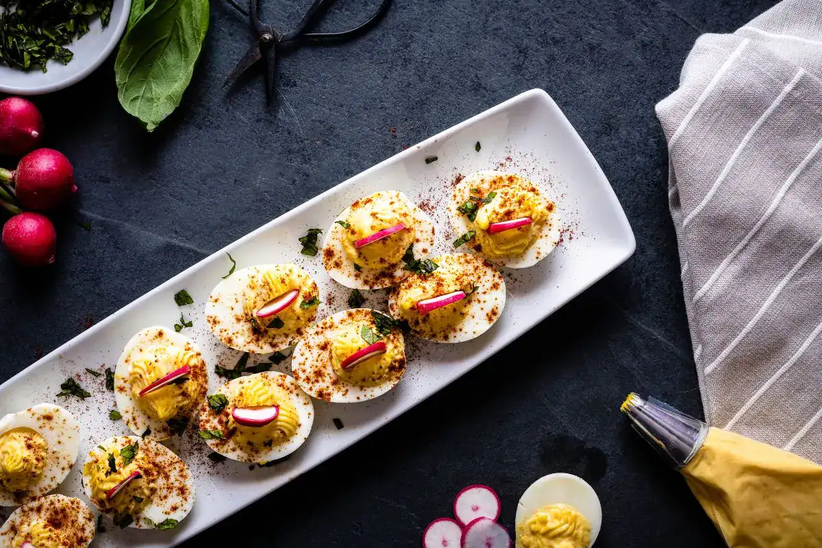 deviled eggs