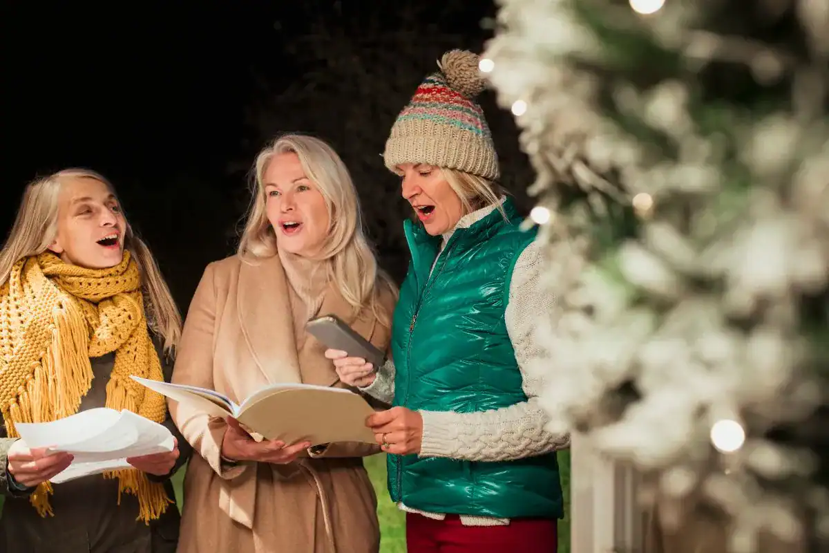 neighborhood caroling