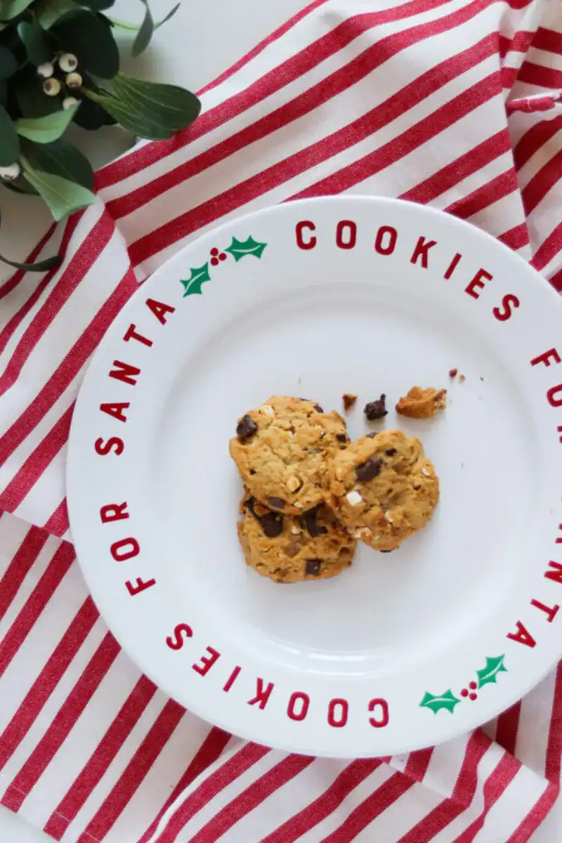 cookies for Santa plate