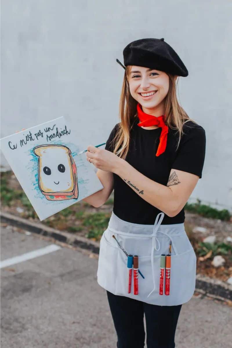 painter Halloween costume for women, unique diy ideas