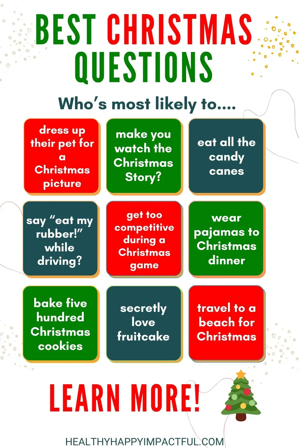 who is most likely to game for christmas; free activities and things to do