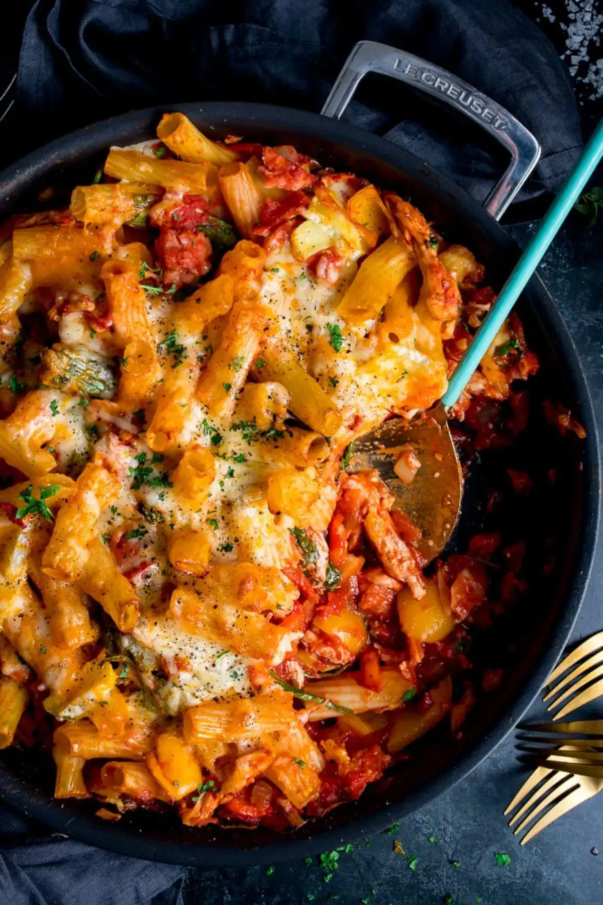 cheesy pasta bake