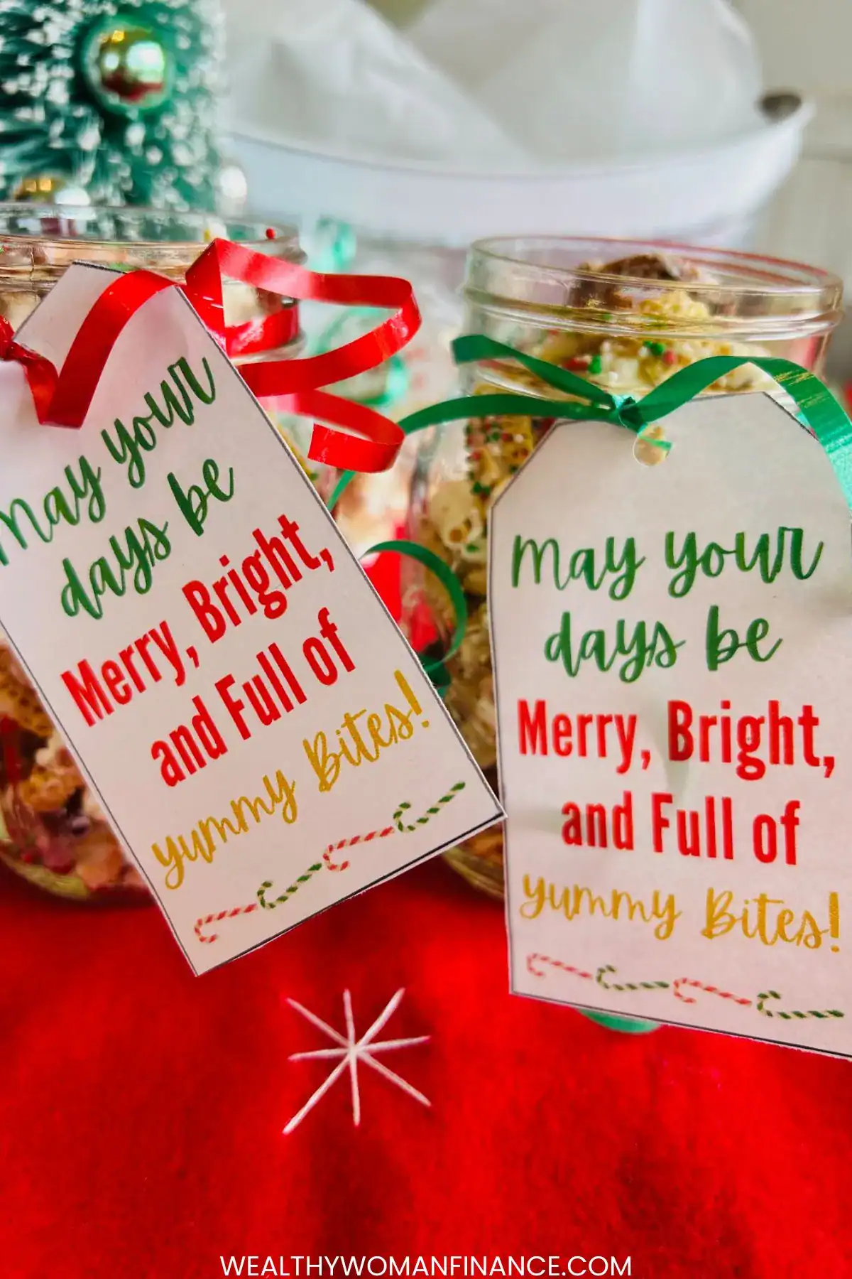 Christmas snack mix git ideas recipes; cheap and budget friendly