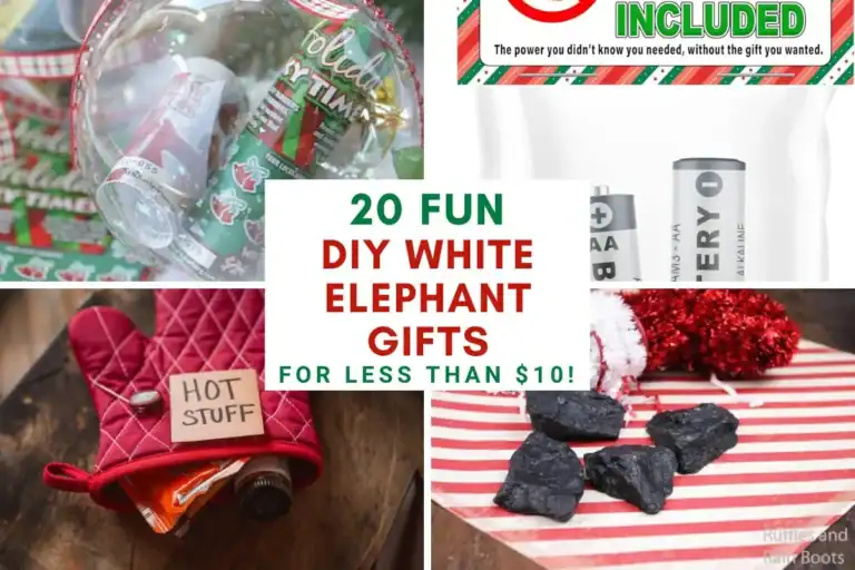best white elephant gifts diy and cheap