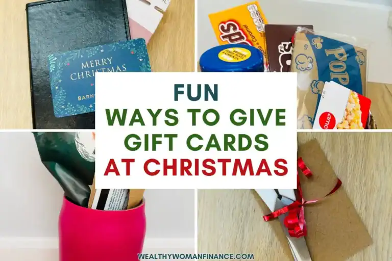 Christmas gift card and money gifts, ways to give