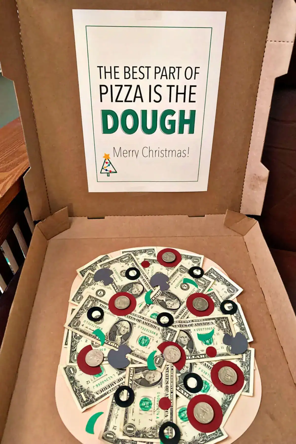 holiday dough pizza box