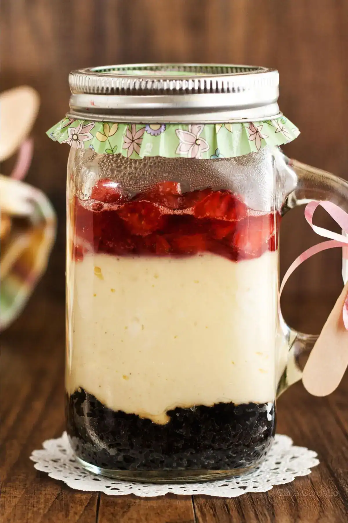 cheesecake in a jar