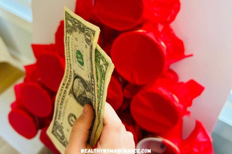 punch money Christmas party game